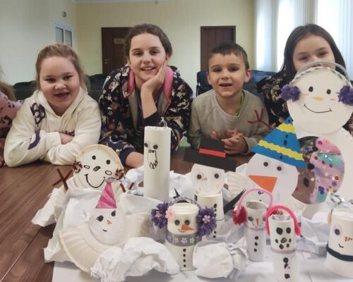 „Zimowa biblioteka” – Ferie w bibliotece – Oddział dziecięcy Filii nr 1