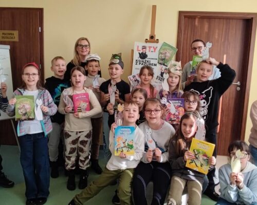 Ogólnopolska akcja czytelnicza „Luty z Cukierkiem- książki z pazurem”.