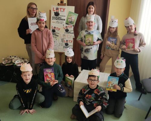 Ogólnopolska Akcja Czytelnicza „Luty z Cukierkiem – Książki z Pazurem”.