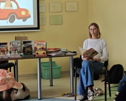 Spotkanie autorskie z Martą Maj oraz jej wyjątkowym towarzyszem – psem Preclem