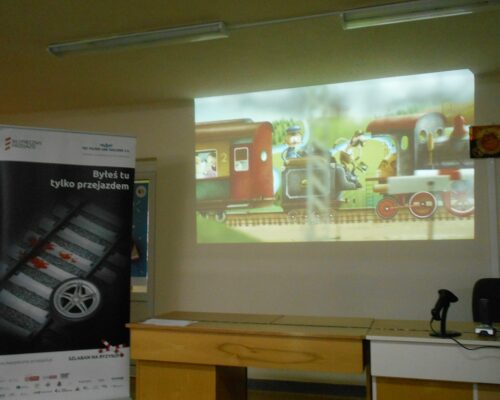 Skarżyski pociąg do czytania – „Bezpieczny przejazd”