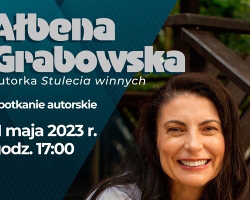 Spotkanie autorskie z Ałbeną Grabowską w Wojewódzkiej Bibliotece Publicznej