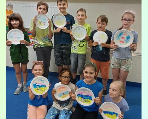 „Halo Mamo, halo Tato w bibliotece spędzam lato” – wakacyjne zajęcia w Oddziale dziecięcym przy ul. Sezamkowej.