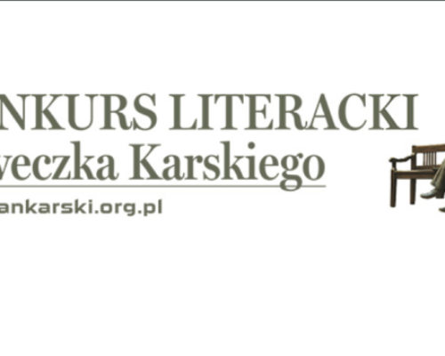 Ławeczka Karskiego – konkurs literacki