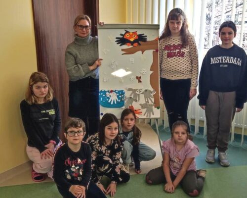 „Zimowa biblioteka” – Ferie w bibliotece – Oddział dziecięcy Filii nr 1