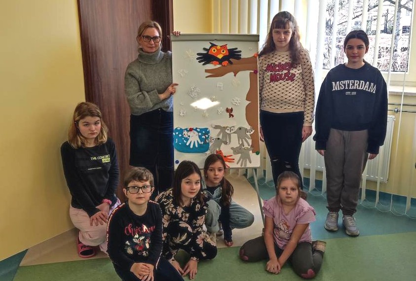 You are currently viewing „Zimowa biblioteka” – Ferie w bibliotece – Oddział dziecięcy Filii nr 1