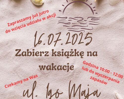 „Zabierz książkę na wakacje” – relacja