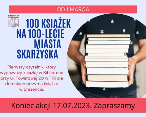100 książek na 100-lecie miasta Skarżyska