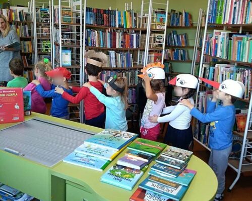 Przedszkolaki w Bibliotece